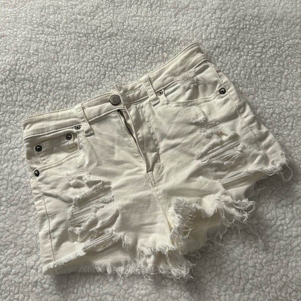 AEROPOSTALE white jean shorts